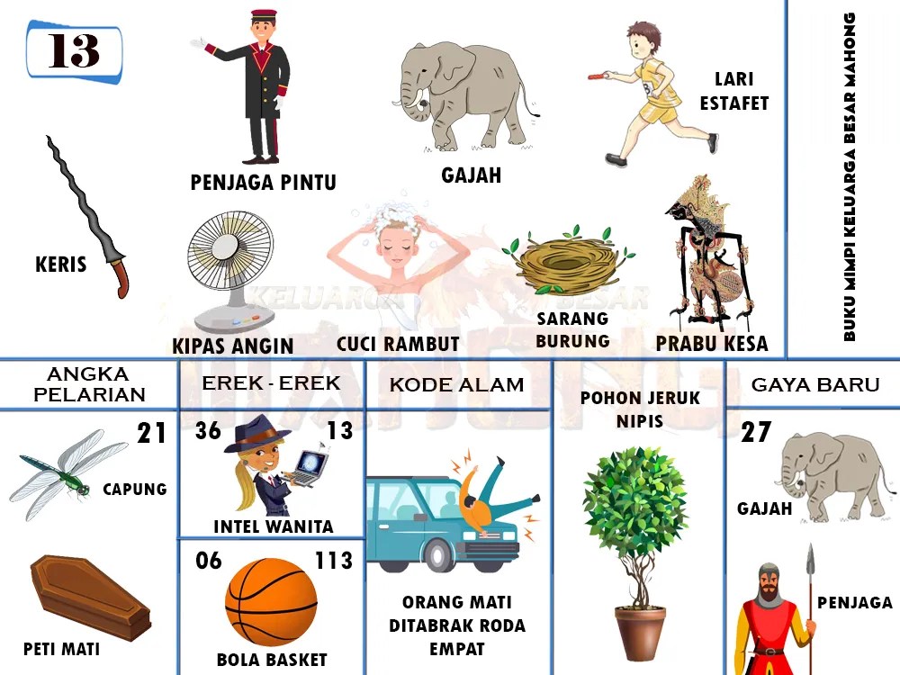 buku mimpi erek erek togel 13