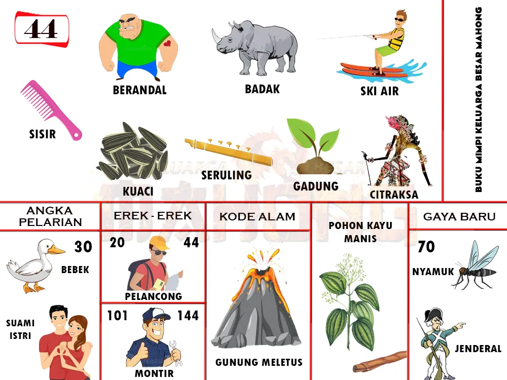 buku mimpi erek erek togel 44